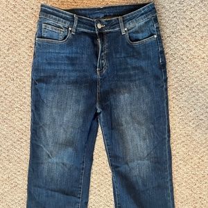 Leiji Crop Denim Jeans NWT